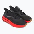 Herrenschuhe Under Armour Phantom 4 black/lava red/metallic silver 10