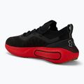 Herrenschuhe Under Armour Phantom 4 black/lava red/metallic silver 3