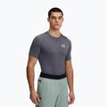 Herren Trainingsshirt Under Armour HG Armour Comp Castlerock/White