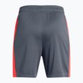 Fußballshorts Kinder Under Armour Challenger Knit downpour gray / fire / white 2