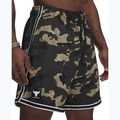 Shorts Herren Under Armour Project Rock Mesh baroque green / white 4