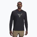 Training Hoodie Sweatshirt Herren Under Armour Project Rock Iso-Chill Hoody black / hyper green