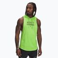 Hoodie Sweatshirt Herren Under Armour Project Rock Wire SL  cyber green / black