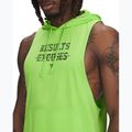 Hoodie Sweatshirt Herren Under Armour Project Rock Wire SL  cyber green / black 3