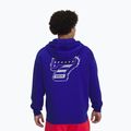 Herrenpullover Under Armour Project Rock Icon Fleece FZ royal/black/black 2