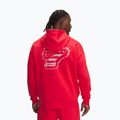 Herrenpullover Under Armour Project Rock Icon Fleece FZ lava red 2