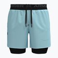Herren-Shorts Under Armour Peak Woven 2in1 stream/black 5