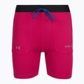 Damen-Shorts Under Armour Trail Run Fitted shaded fuchsia/black