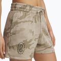Damen Shorts Under Armour Project Rock Terry city khaki / hyper green 4
