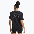 Shirt Damen Under Armour Project Rock Campus black/white clay/hyper green 2