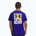 Laufshirt Herren Under Armour Trail Run Graphic Tee royal/reflective 2