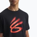 Basketball-Shirt Under Armour Curry Playable 1 Tee black/fire 3
