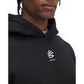Hoodie Sweatshirt Herren Under Armour Curry Splash Hoodie black / white clay 3
