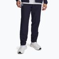 Hose Herren Under Armour Rival Woven Windbreaker Pant midnight navy/midnight navy/white