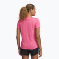 Damen Trainingsshirt Under Armour Tech V-Twist super pink/weiß 2