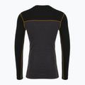 Thermo-Longsleeve Herren Smartwool Classic Thermal Merino Base Layer Colorblock Crew Boxed charcoal/honey gold 5