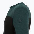 Thermo-Longsleeve Herren Smartwool Classic Thermal Merino Base Layer Colorblock Crew Boxed twilling blue/black 5