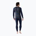 Langärmliges, thermoaktives Herren-Shirt Smartwool Merino 250 Baselayer Crew Boxed deep navy geo peaks 2