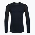 Herren-Thermoaktivshirt Smartwool Intraknit Thermal Merino Baselayer Colorblock Crew deep navy/charcoal