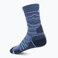 Smartwool Hike Light Cushion Mountain Pattern Crew Socken nightfall blue 2