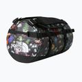 Reisetasche The North Face Base Camp Duffel S 50 l schwarz alpine floral