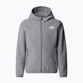 Kinder-Fleecejacke The North Face Teen Glacier Full Zip Hoodie mid grey heather