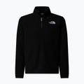 Fleece Hoodie Sweatshirt Kinder The North Face Teen Glacier 1/4 Zip black
