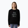 Hoodie Sweatshirt Damen The North Face Reflective Logo Relaxed Crew black