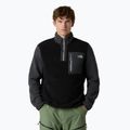 Herren The North Face Yumiori 1/4 Zip Sweatshirt schwarz/asphaltgrau/monumentgrau