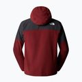 Hoodie Sweatshirt Herren The North Face Glacier Heavyweight Full Zip HD sumac/asphalt grey 6