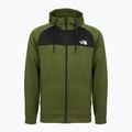 Hoodie Sweatshirt Herren The North Face Reaxion Fleece Full Zip Hoodie woodland green/black
