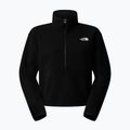 Hoodie Sweatshirt Damen The North Face Glacier Fleece 1/2 Zip Short black 4