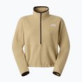 Hoodie Sweatshirt Damen The North Face Glacier Fleece 1/2 Zip Short khaki stone 4