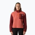 The North Face Frauen Yumiori 1/4 Zip Sweatshirt Mars Staub/Sumac/Solar Flare