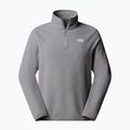 Fleece Hoodie Sweatshirt Herren The North Face Glacier Fleece 1/4 Zip mid grey heather 4