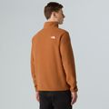 Fleece Hoodie Sweatshirt Herren The North Face Glacier Fleece 1/4 Zip burnt umber 3