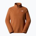 Fleece Hoodie Sweatshirt Herren The North Face Glacier Fleece 1/4 Zip burnt umber 4