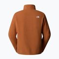 Fleece Hoodie Sweatshirt Herren The North Face Glacier Fleece 1/4 Zip burnt umber 5