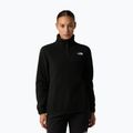 Damen-Fleece-Sweatshirt The North Face Glacier Fleece 1/4 Zip schwarz