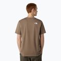 Herren The North Face Simple Dome mokkabraun t-shirt 2