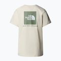 The North Face Frauen Box Nse entspannt weiß dune / Schiefer Moos t-shirt 5