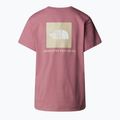 Frauen-T-Shirt The North Face Box Nse Entspannt Nostalgie Rose/Kies 5