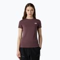 The North Face Simple Dome Slim Frauen T-Shirt tawny Quarz