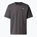 Herren-T-Shirt The North Face Flower Dome Entspannte Grafik anthrazitgrau 4