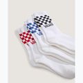 Socken Vans Classic Check Crew 3 pairs white 3