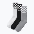 Socken Vans Classic Check Crew 3 pairs black/white