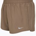 Damen-Shorts Nike One Dri-Fit 3" mink brown/reflective silver 3