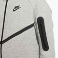 Nike Sportswear Tech Fleece Sweatshirt mit durchgehendem Reißverschluss für Kinder, dunkelgrau, heather/schwarz/schwarz 6