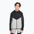 Kinder-Sweatshirt Nike Sportswear Tech Fleece Full Zip dark grey heather/black/black/black