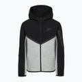 Kinder-Sweatshirt Nike Sportswear Tech Fleece Full Zip dark grey heather/black/black/black 9